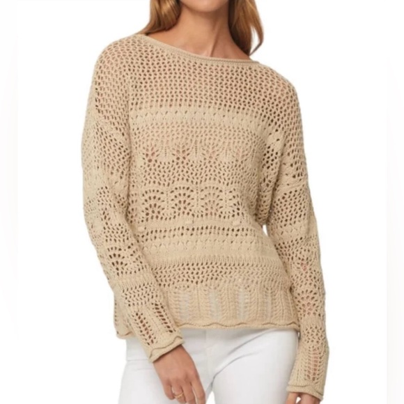 beachlunchlounge Sweaters - Beachlunchlounge Tatiana Crochet Sweater